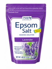 Personal Care Epsom Salts Lavender Scent Calming  Relaxing, 3 lb Bag