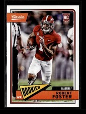 Robert Foster RC: 2018 Classics Rookie Card #300. rookie card picture