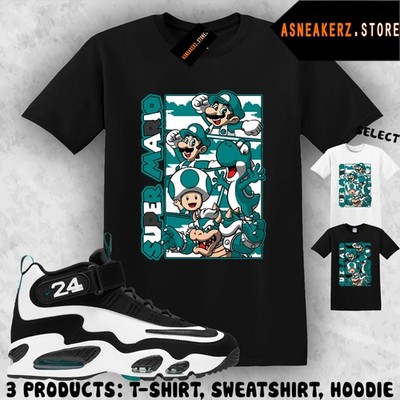 Shirt Match Air Griffey Max 1 Freshwater 2026 Sneaker Matching Tee Retro Mario