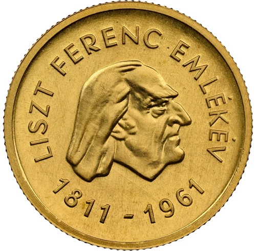 Hungary - Franz Liszt 1961 50 Forint - NGC PF62 - RARE ONLY 2503 MINTED