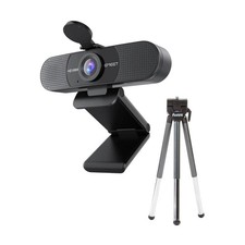 EMEET SmartCam C960 1080P Webcam with Table Tripod Bundle Black 