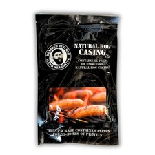 Bearded Butchers Natural Hog Casings 32-35mm 1.25  1.38"   Edible Sausage Ca...