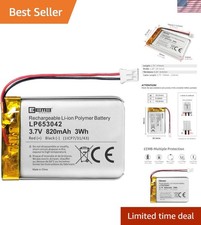 Durable 3.7V Lipo Battery - 820mAh Rechargeable Power for Multiple Devices