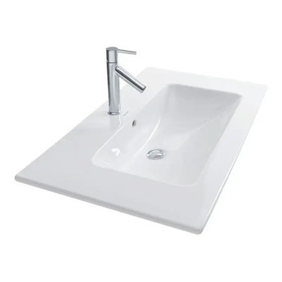 Duravit Möbelwaschtisch Waschbecken Me by Starck Weiß Hahnlochbank Überlauf