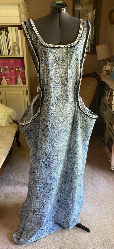 Renaissance Fair Medieval Cotton Surcoat Over Dress Costume LARP SCA OS Reg/Plus