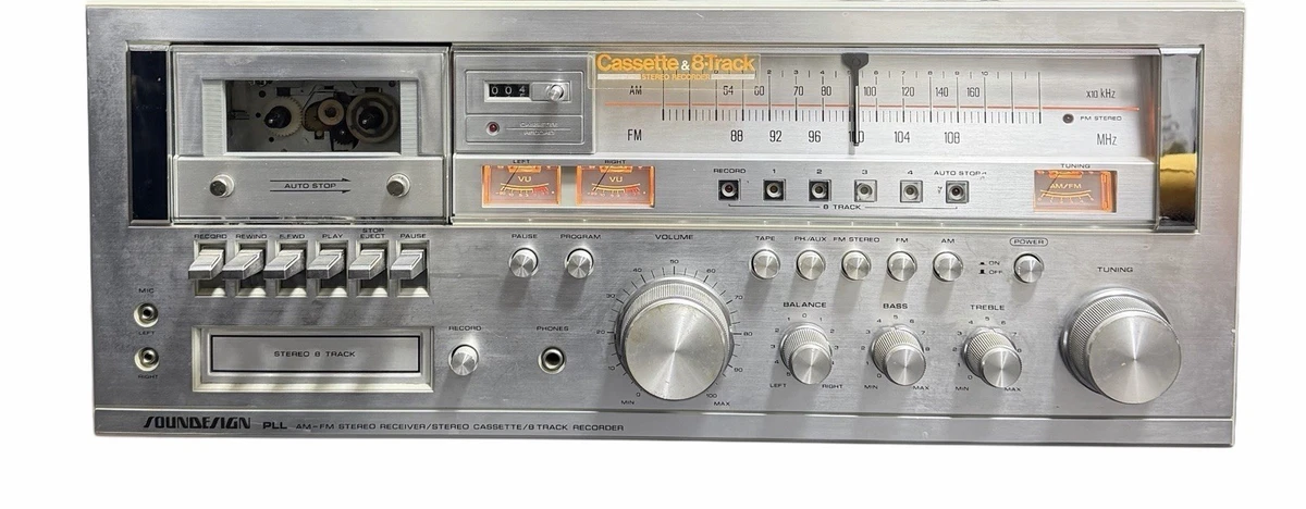 Stéréo Radio Vintage 8 Pistes Channel Master 6334 – Japon, Occasion Fonctionnelle, RARE