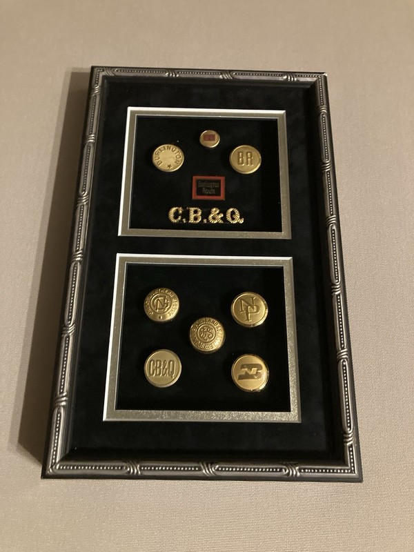 Vintage Railroad Buttons And Pins