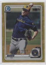 2020 Bowman Chrome Prospects Gold Refractor 41/50 Zack Brown #BCP-34 2f9