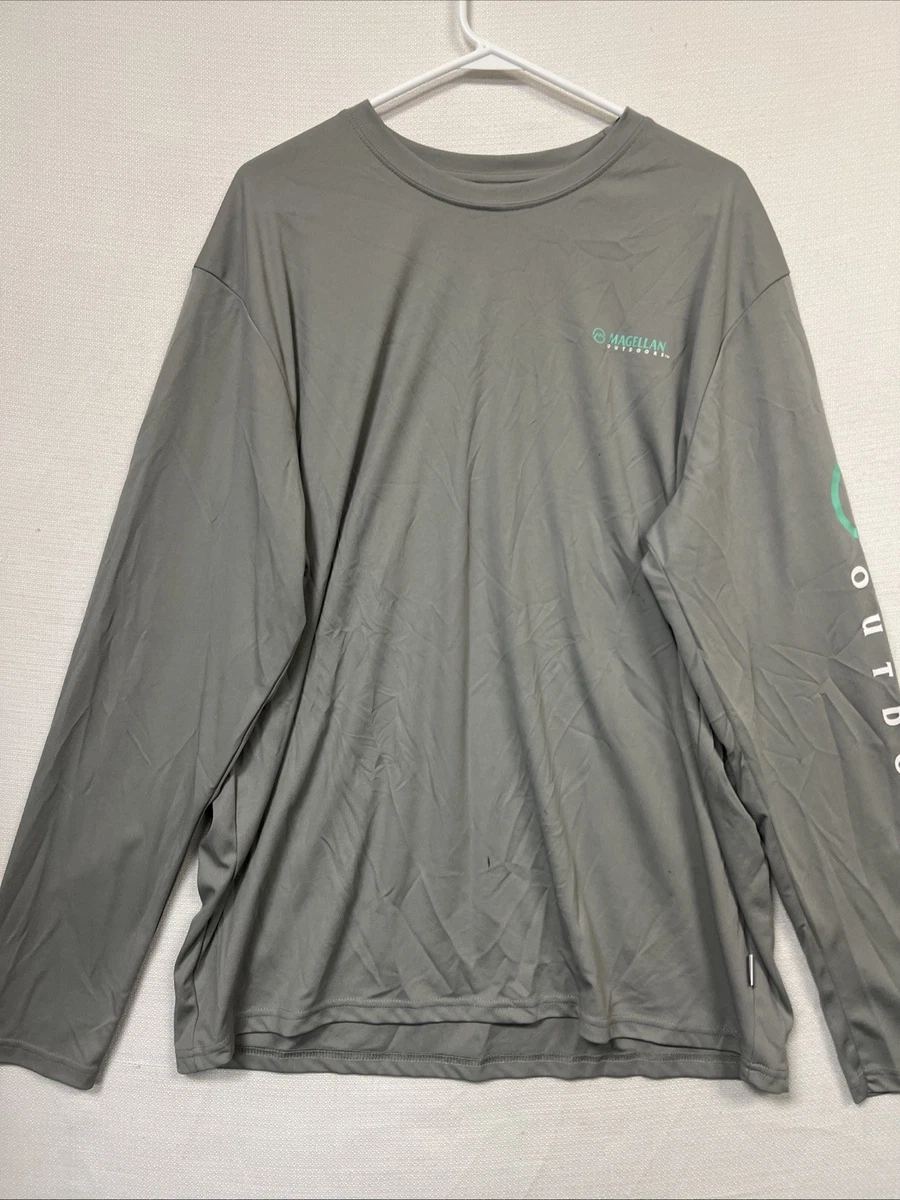 Chemise homme à manches longues gris Magellan gris mick coupe ample