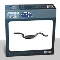 Auspuff Mitteltopf für Ford Escort III Escort IV + Cabriolet Orion II