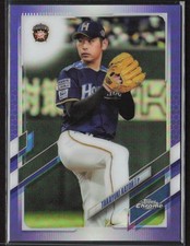 2021 Topps Chrome NPB #146 Takayuki Katoh Purple Refractor #/299