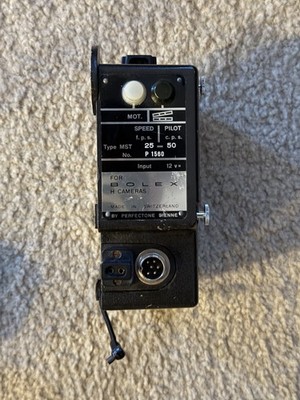BOLEX MST 25FPS DRIVE MOTOR for 16mm H Movie Camera