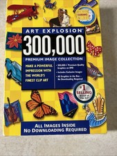 Nova Development Art Explosion 300,000 Software DVD Premium Image Collection NEW