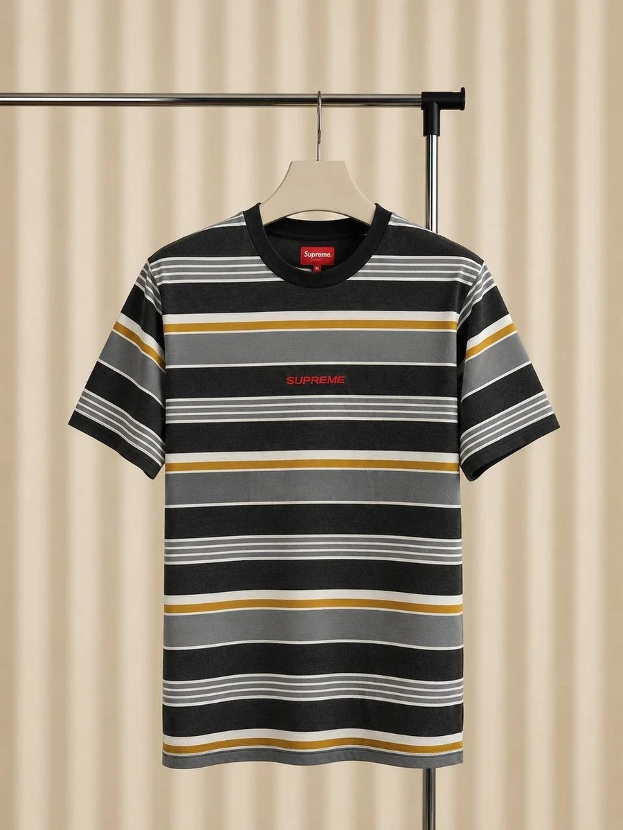 Supreme Short Sleeve Striped T-Shirts for Men for sale | eBay