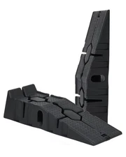 Low Profile Car Ramps 2-Pack, 6.7" Lift Height Plastic Ramps for Oil Changes