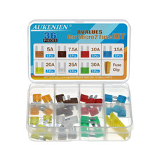 Micro2 Autosicherungen Set 70 St&uuml;ck 5A 10A 15A 20A 25A 30A Fahrzeug Elektrik