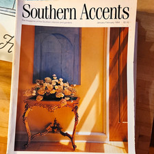 Vintage Southern Accents Magazine Jan-Feb 1994 Vol 17 No 1 Interiors Gardens