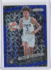 2025 Panini Prizm WNBA #53 Natisha Hiedeman Blue Velocity Prizms