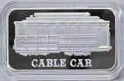 1973-2023 1oz .999 Silver Proof 50th Ann San Francisco Cable Car in a Capsule