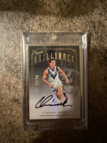 Connor Rozee Signature Connor Rozee AFL SELECT 2025 Brilliance Signature 23/50 Port Adelaide ...