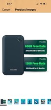 Hotspot 60G 60GB US 12GB Global WiFi Portable Device UPP Blue Mobile GlocalMe