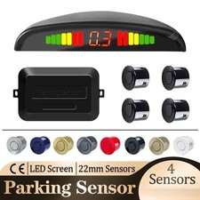 Car Parking Sensor Parking Kit LED Display 22mm 4Sensor Backlight Reverse Backup