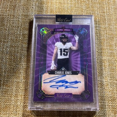 2023 Wild Card 5 Card Draw Numbered Auto's Collegiate/ NFL Rookies 3/4