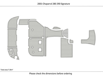 2001 Chaparral 280 290 Signature DuraEVA Boat flooring