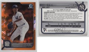 2022 Bowman Chrome Sapphire Edition Orange /75 Luis Gil #78 Rookie RC