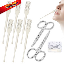 Nose Hair Trimmer for Men  Women - 6 Manual Nasal Cutter  2 Silver