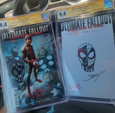 Ultimate Fallout #4 Bundle CGC 9.4 BAGLEY BENDIS CRAIN SIGNED AND SKETCHED