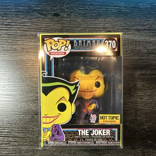 Funko Pop! Batman The Joker Black Light Hot Topic Exclusive 370 Vinyl Figure