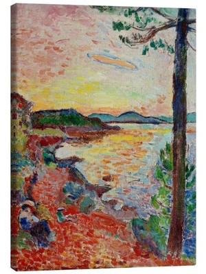 Leinwandbild Die Bucht von Sait-Tropez, 1904 - Henri Matisse
