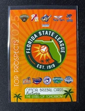 2025 Choice Milb FLORIDA STATE LEAGUE TOP PROSPECTS S1 Team Singles...LOADED!!