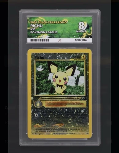 Pokémon Pichu TCG Black Star Promos Holo Card #35 WOTC ACE 8