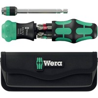 Wera Kraftform Kompakt 20 RA-R Mit Tasche Bit-Schraubendreher 1/4