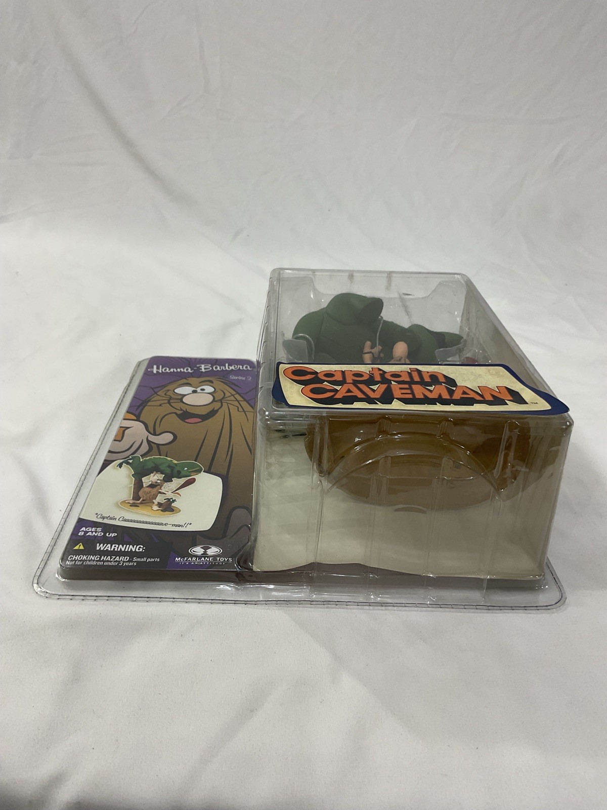 Hanna-Barbera CAPTAIN CAVE MAN, 2006 Sealed McFarlane, Series 2. Rare Find!