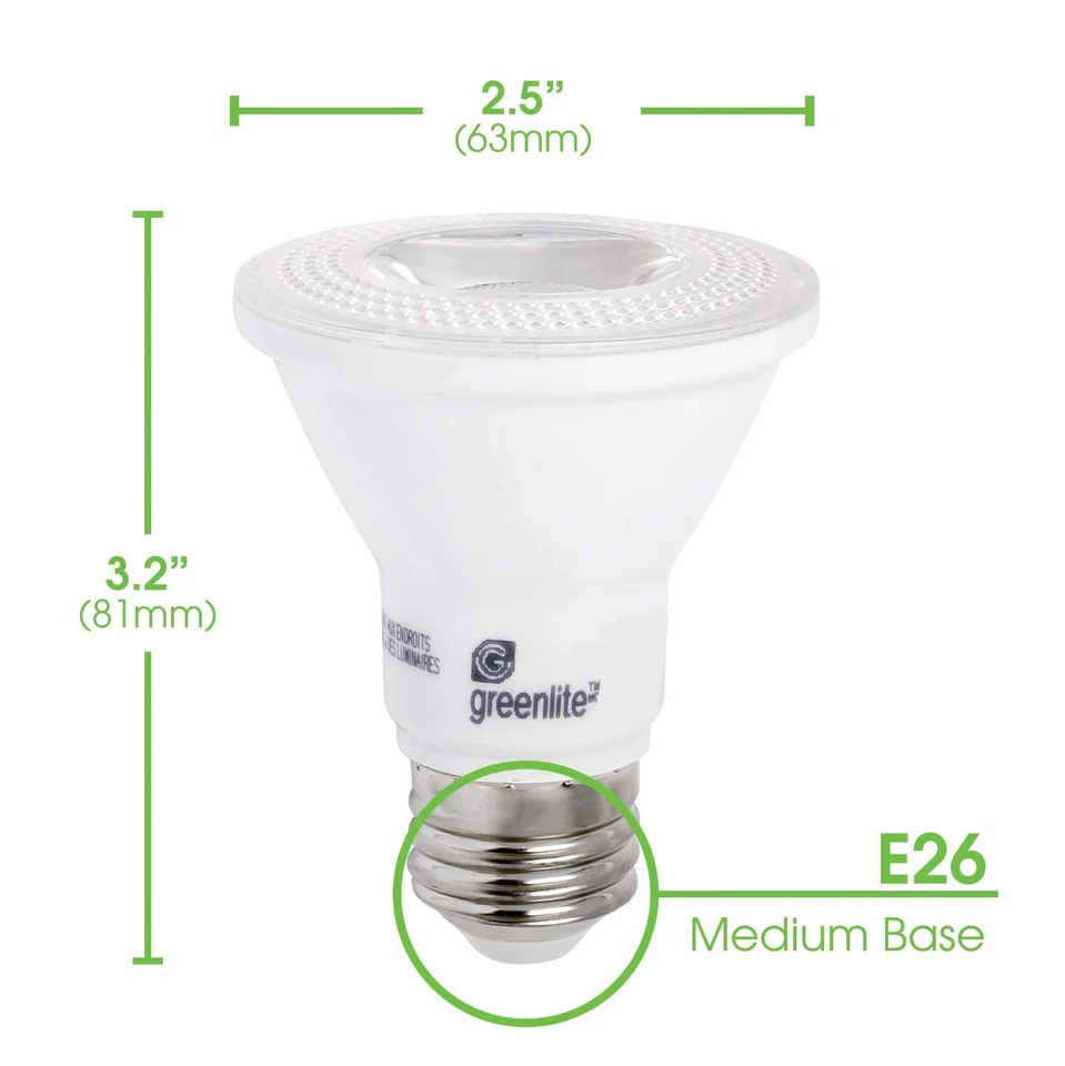 50W LED PAR20 5000K 2PK - Image 4 of 4