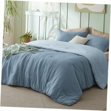 King Comforter Set, Mineral Blue Soft King 104"x90" 33 - Mineral Blue/Sky