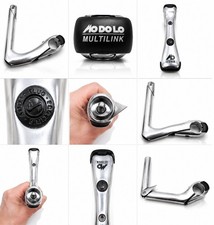 Modolo Multilink Stem 1" Vintage Road Bike Handlebar Stem Silver Aluminium