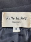 Kelly Bishop Women's Black 2 Piece Skirt Suit Rhinestone Trim Vintage 90s Sz 8 — photo 6