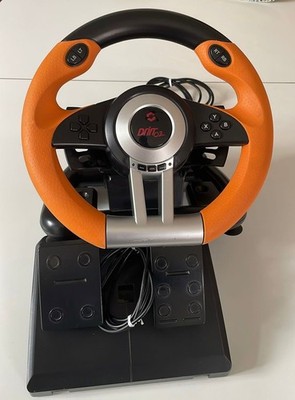 SPEEDLINK DRIFT O.Z. Racing Wheel USB Gaming Lenkrad für PC PS 3 Schwarz/Orange 