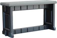 Leisure Accents 36"x20" Bench (Deep Grey/Black)