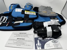 Ride Safer Delight Travel Vest GEN 5 Size LARGE 50-80 lbs Blue JD14201BLB w/ Bag