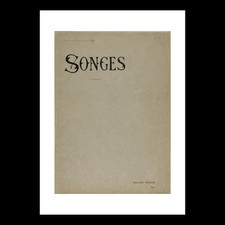 Redon - Portfolio Cover for Songes (Dreams) (1891) A5 Art Card Print