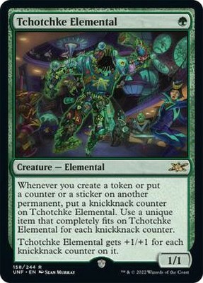 1x Tchotchke Elemental - Foil MTG Unfinity NM Magic Foil | eBay