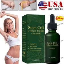 Stem Cell Collagen Peptide Oral Drops for Lift  Firm Skin Reduce Wrinkle USA