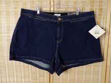 Womens Ava Viv Size 20 High-Rise Fitted Hip Thigh Comfort Waist Smart Shorts