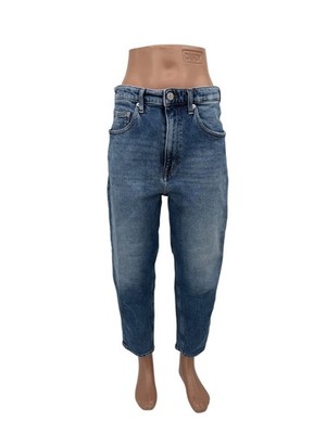 Tommy hilfiger mom Jean Jeans high Rise tapered baggy blau Größe W30 L30