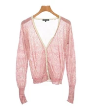 PATRIZIA PEPE Cardigans RedxIvory(Border) 1(Approx. S) 2200621277098